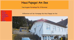 Desktop Screenshot of papagei-am-see.de